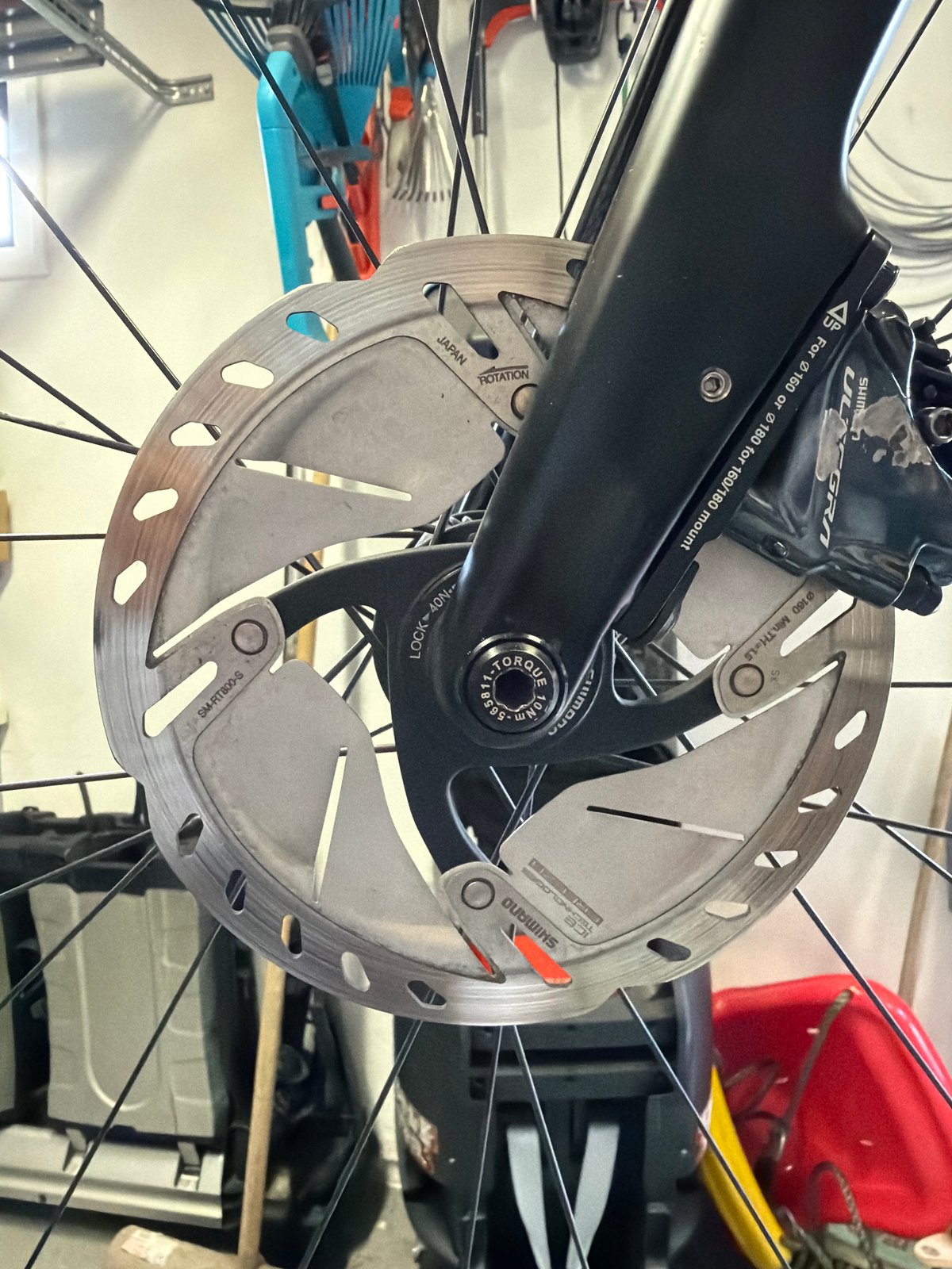 Shimano RT800, CenterLock, 160 mm